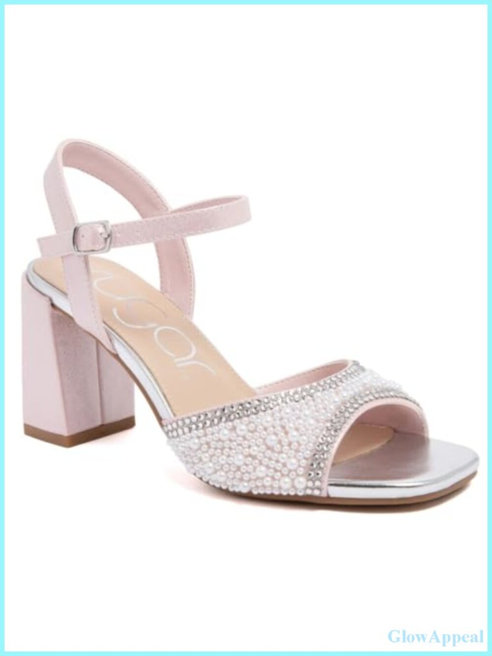 Platform Block Heel Sandals Ankle Strap Open Toe Vegan Leather Dressy Heels